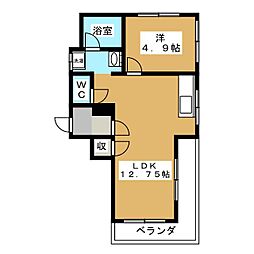 間取図画像 1LDK