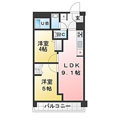 物件の間取り