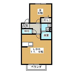 間取図画像 1LDK