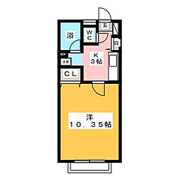 間取図画像 1K