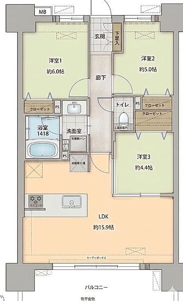 間取り：345000048603