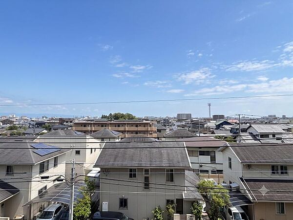 南バルコニーからの眺望です。
