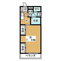 間取図画像 1K