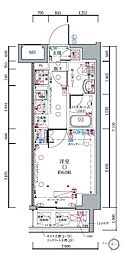 HY's新小岩 1Kの間取図画像