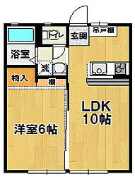 間取図画像 1LDK