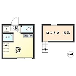 SOLEIL荻窪3 ワンルームの間取図画像