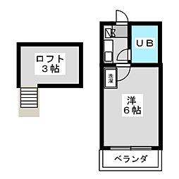 間取図画像 1K