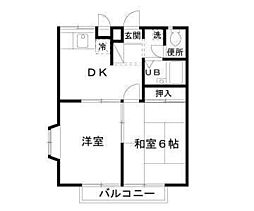 間取図画像 2DK