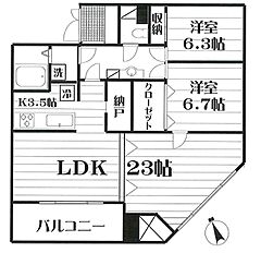 物件の間取り