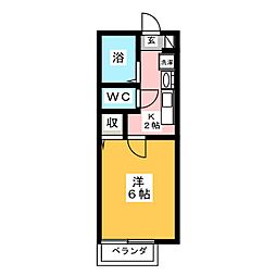間取図画像 1K