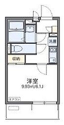 西武池袋線 所沢駅 徒歩12分の賃貸マンション 1階1Kの間取り