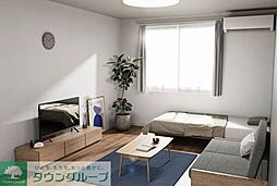 西武新宿線 東村山駅 徒歩13分の賃貸アパート 2階1Kのリビング/ダイニング