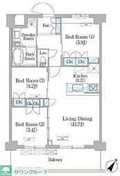 間取図画像 3LDK