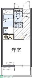 Rapport1 1Kの間取図画像