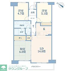 物件の間取り
