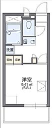 レオパレスゴールドヒルズ 1Kの間取図画像