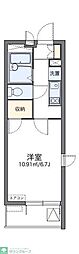 レオパレスオリーブハウス5 1Kの間取図画像