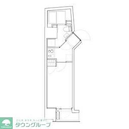 CITY WALK練馬 1Kの間取図画像