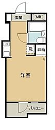 ウインベルソロ大泉学園NO1 ワンルームの間取図画像