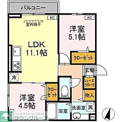 物件の間取り