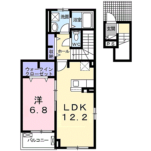 同じ建物の物件間取り写真 - ID:211046690543