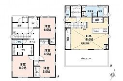 狭山市堀兼　中古一戸建て 4LDKの間取り