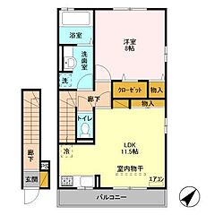 物件の間取り