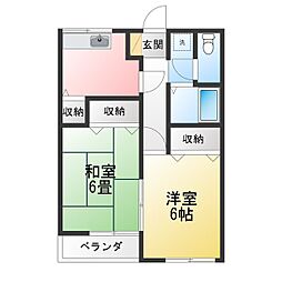オリンファーム 2Kの間取図画像