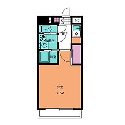 S-FORT西船橋libre 1Kの間取図画像