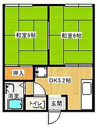 間取図画像 2DK