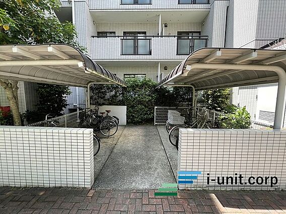駐輪場です