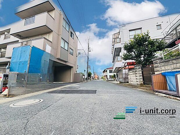 前面道路です。
