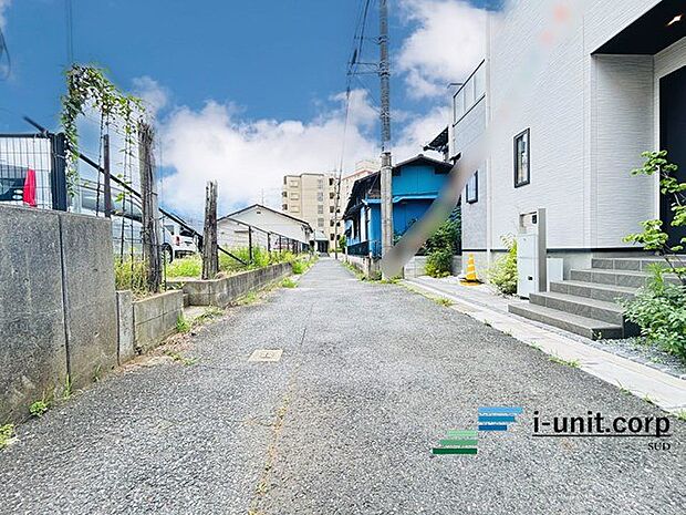 前面道路です。