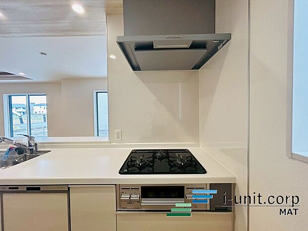 三口コンロでお料理も楽ちん!