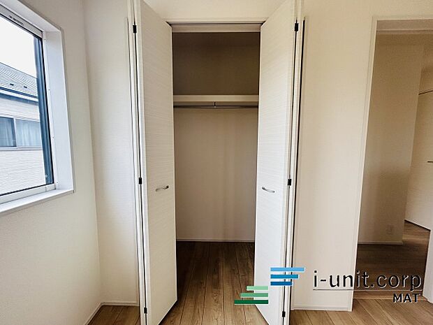 収納ですっきりお部屋も片付きます。