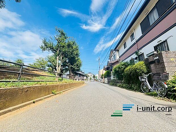 前面道路です。