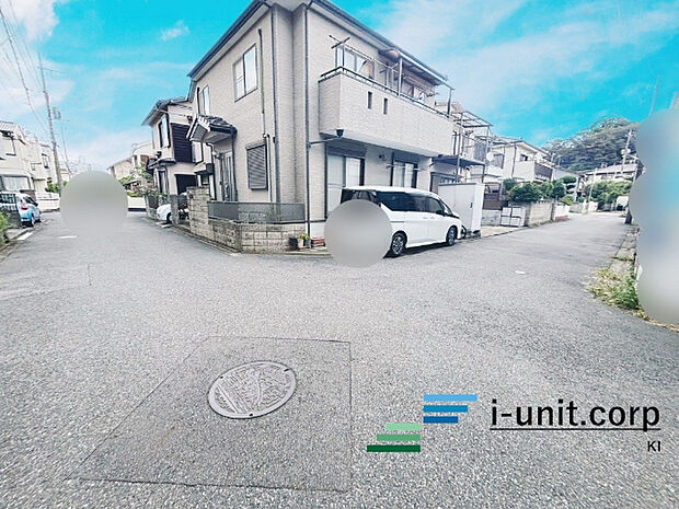 前面道路です。