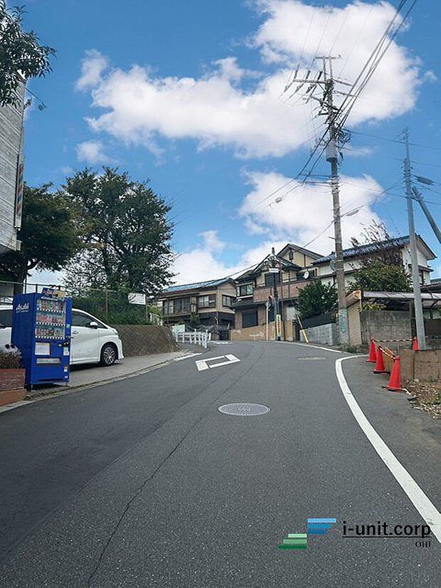前面道路です。