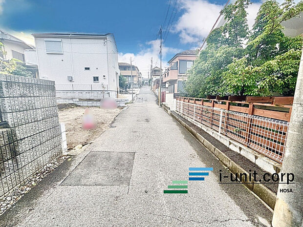前面道路です。