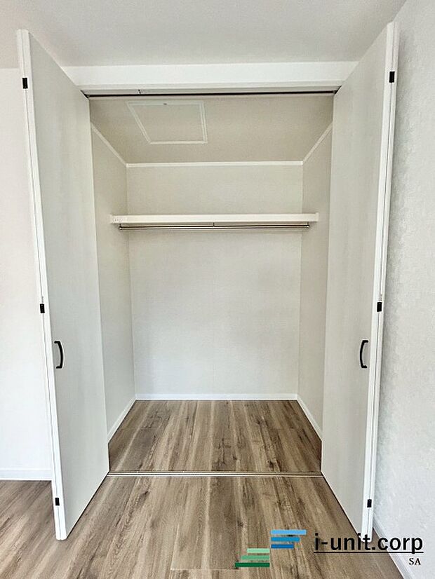 奥行きのある収納スペースです。