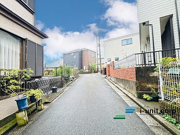 前面道路です。