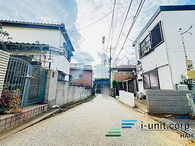 前面道路です！