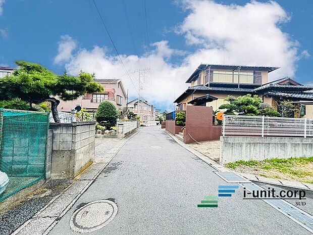 前面道路です。