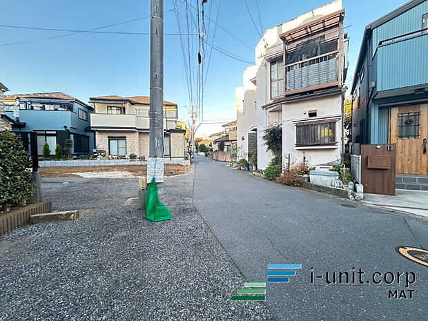 前面道路です。