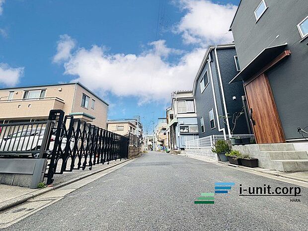 前面道路です。