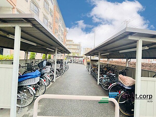 駐輪場です。