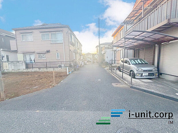 前面道路です。