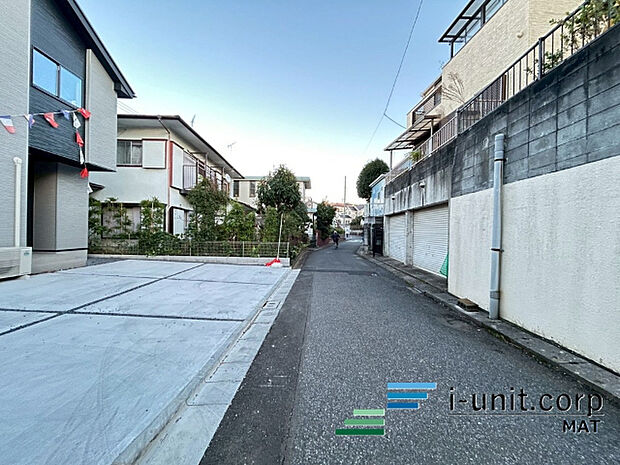 前面道路です。