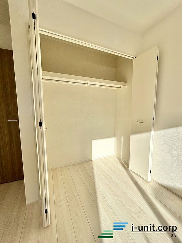 奥行きのある収納スペースです。