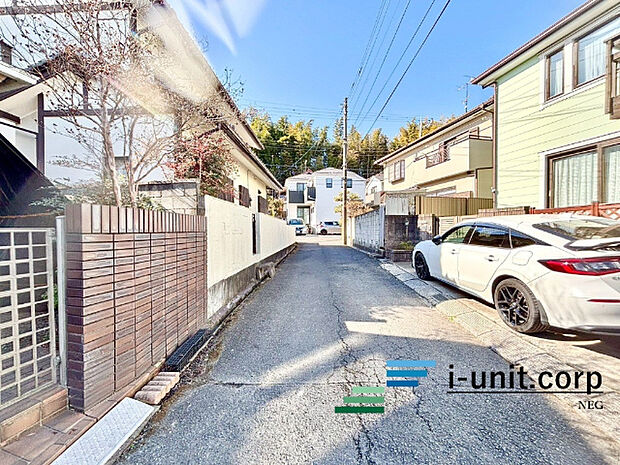 前面道路です。